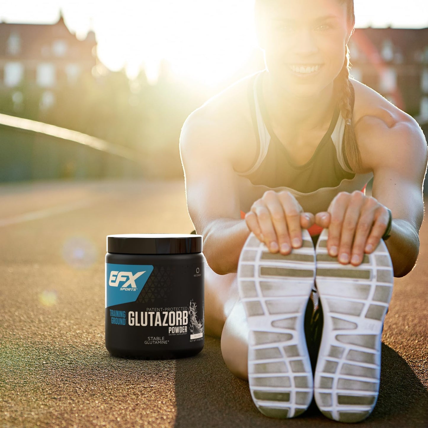 EFX Training Ground Glutazorb Powder – Glutamine Supplement, pH-Correct, Digestion & Immune Support, 140 Servings (Unflavored)