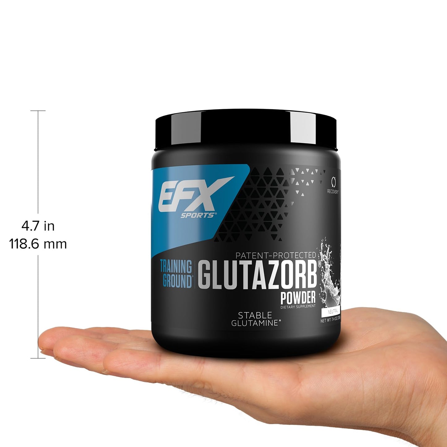 EFX Training Ground Glutazorb Powder – Glutamine Supplement, pH-Correct, Digestion & Immune Support, 140 Servings (Unflavored)