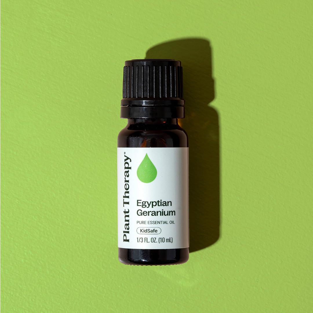 Plant Therapy Egyptian Geranium Essential Oil – 100% Pure, Therapeutic Grade, 10 mL