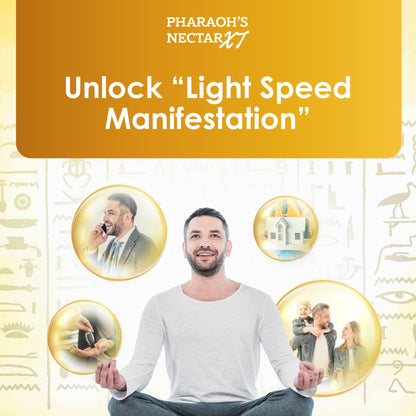 Nutraville Ultra-Pure 24K Monoatomic Gold Ormus – Pharaoh's Nectar XT | Third Eye Activation & Pineal Support