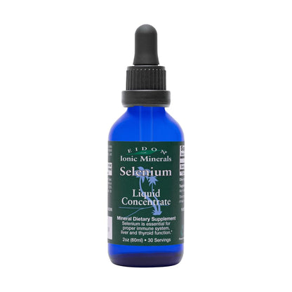 Eidon Ionic Selenium Drops – Liquid Selenium Supplement, 2 oz | Supports Thyroid & Liver Health