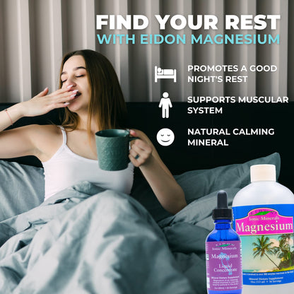 Eidon Liquid Magnesium Concentrate – Ionic Magnesium Drops (2 oz) for Adults