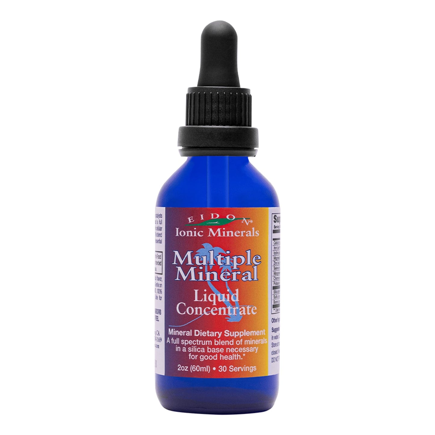 Eidon Multiple Minerals Supplement - Ionic Mineral Drops for Water | Hydration & Heart Health - 2 oz