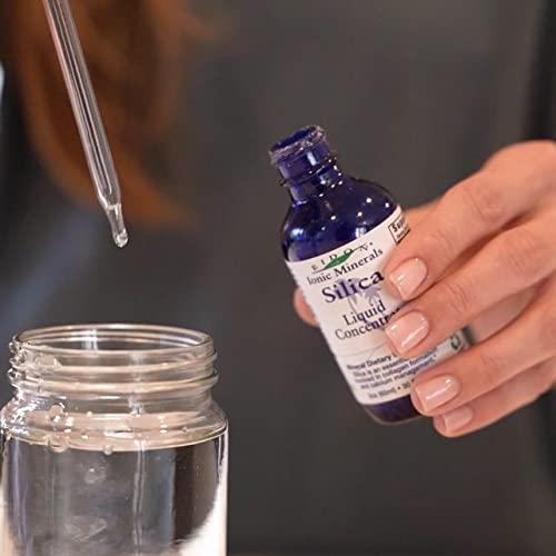 Eidon Liquid Silica Mineral Concentrate – Silica Drops for Hair, Skin & Nails (Collagen Support) 2 oz