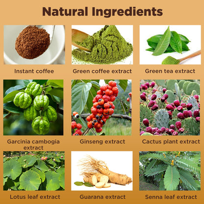 Natural Green Coffee for Metabolism & Energy – 8 Blends, 10 Sachets (Vegan Friendly)