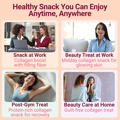 High-Fiber Keto Snacks - Gluten Free, No Sugar, Low Carb | Collagen Protein Gummies