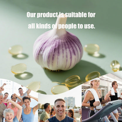 EILTEAU Aged Garlic Extract - Odorless 7500mg, 180 Softgels | Non-GMO & Gluten-Free | Immune Support