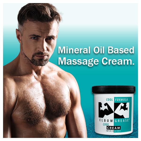 Elbow Grease Cool Massage Cream – 15 oz, Relaxation & Muscle Relief