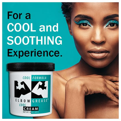 Elbow Grease Cool Massage Cream – 15 oz, Relaxation & Muscle Relief