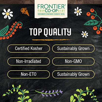 Frontier Co-op Dried Elderberries, European Whole – Non-GMO, Kosher, 16 oz x 4