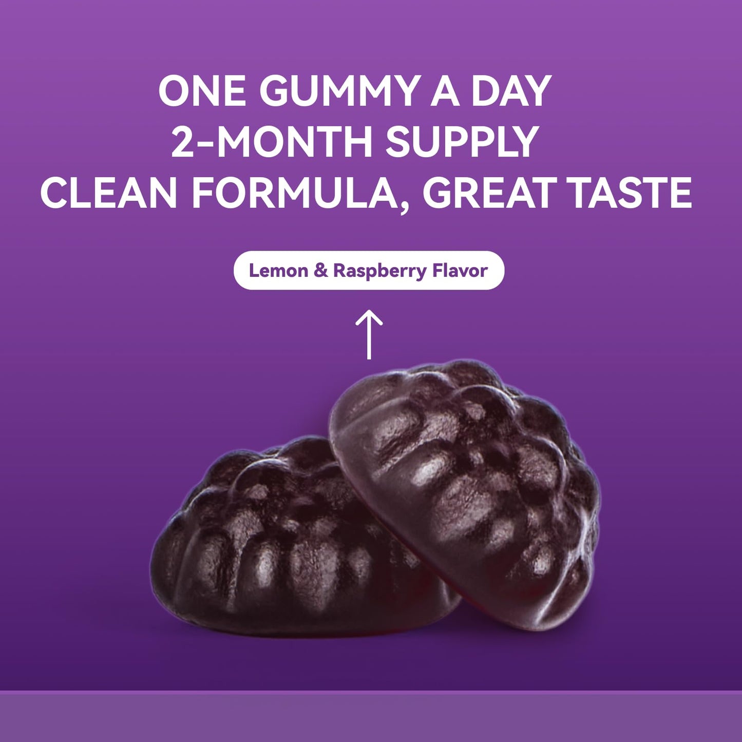 Inner Brightness Elderberry Gummies for Adults – 60 Count | Immune Support with Vitamin C & Zinc | Vegan, Non-GMO, Gluten-Free | 2-Month Supply