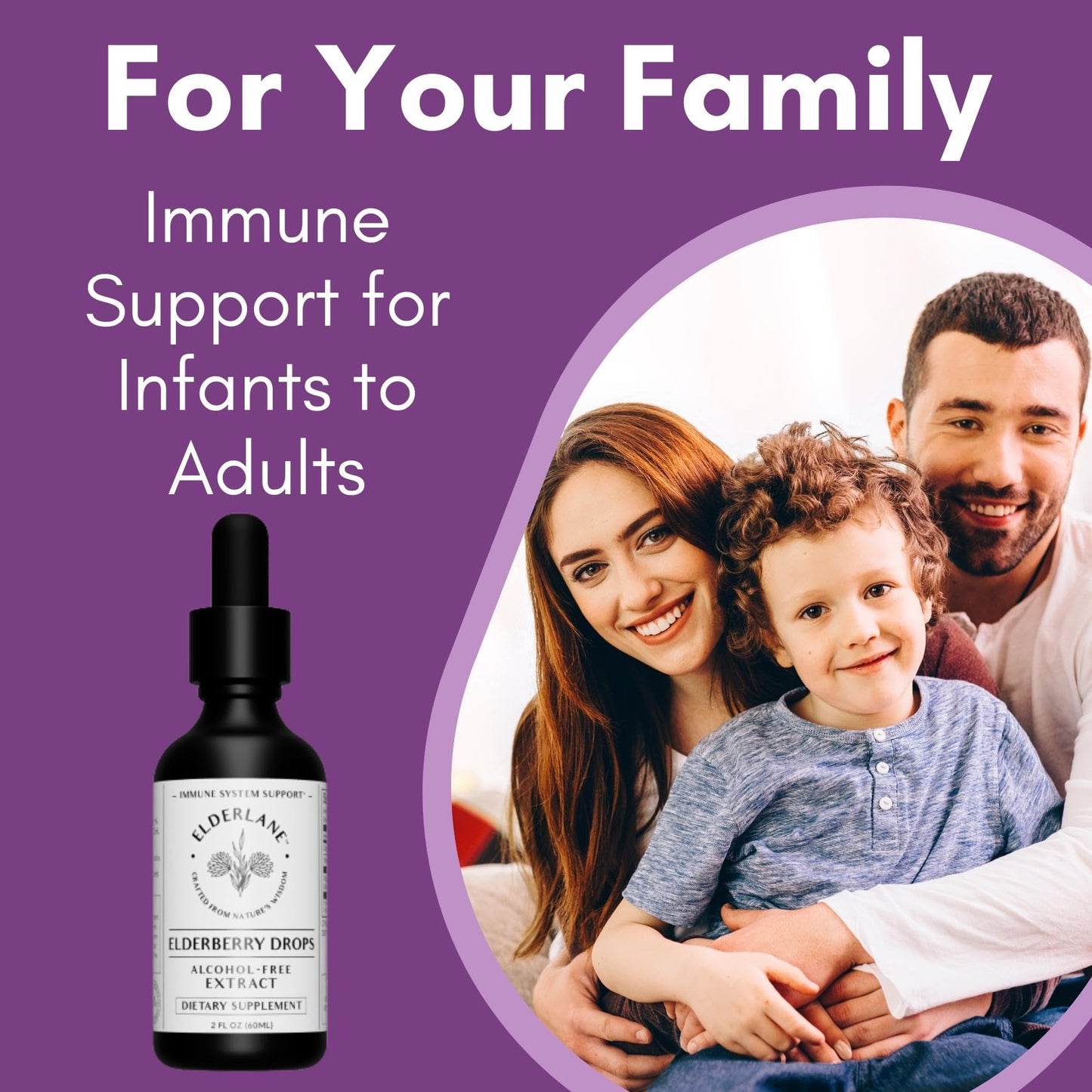 Elderberry Drops by Elderlane – Immune Support, Non-GMO, Vegan