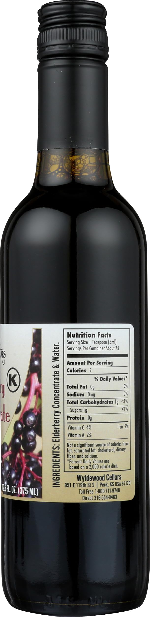 Elderberry Juice Concentrate 12.5 fl oz – Wyldewood Cellars