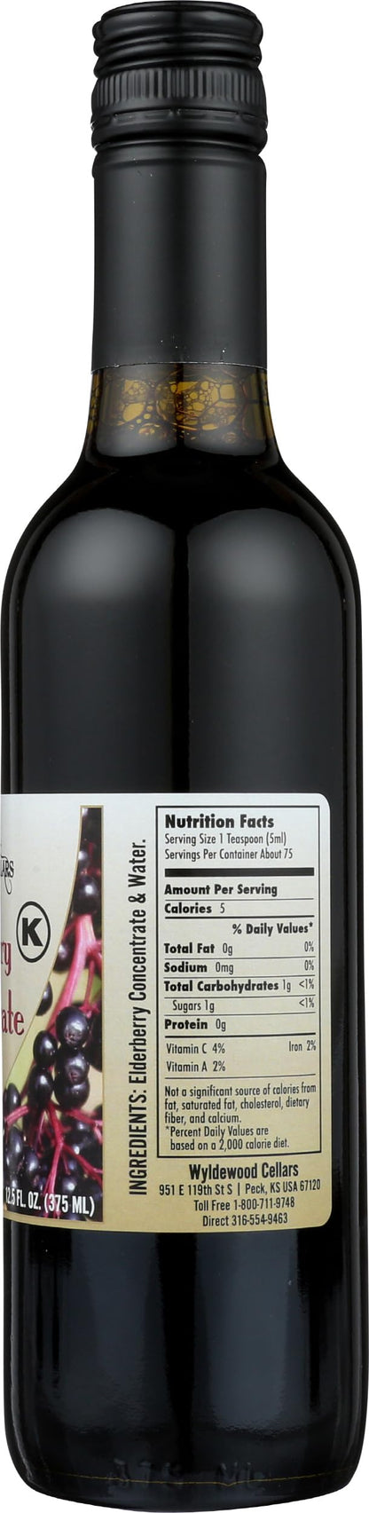 Elderberry Juice Concentrate 12.5 fl oz – Wyldewood Cellars