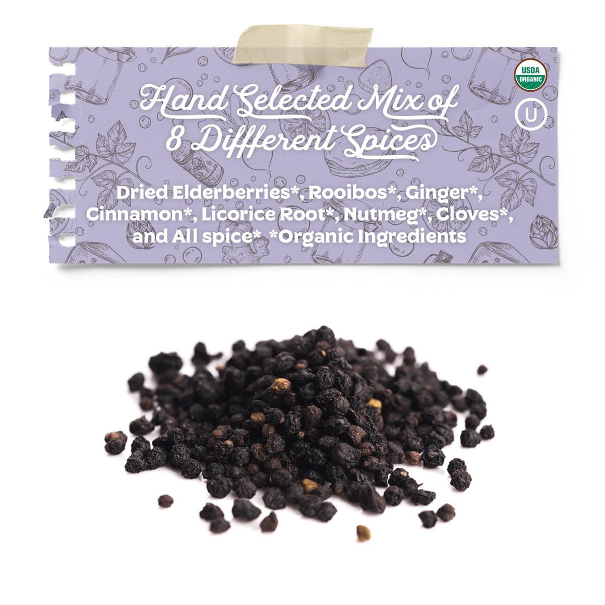 Fermentaholics USDA Organic Dried Elderberry Syrup Kit – Make Your Own Syrup