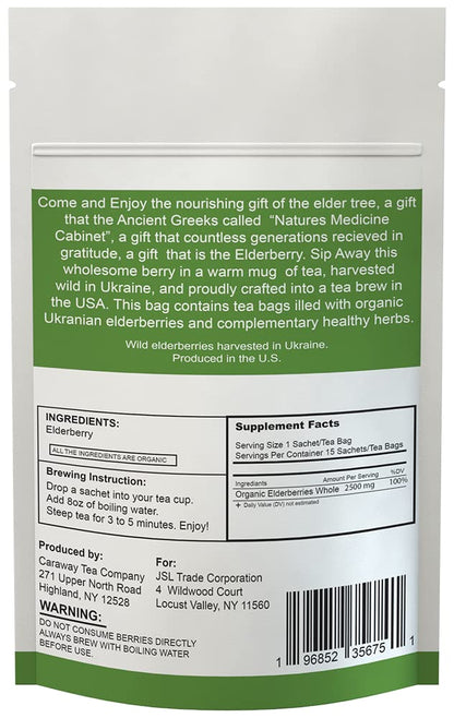 Elderberry Tea (30 ct) - Made in the USA