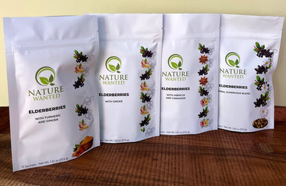 Elderberry Turmeric Ginger Tea Made in USA | Herbal Tea