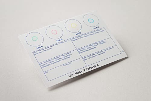 Eldoncard Inc Blood Type Test Kit – A, B, AB, O & RH- at Home