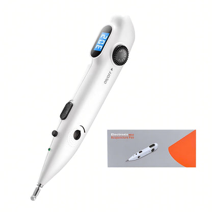 Electronic Acupuncture Pen - Rechargeable Acupressure Pen for Pain Relief