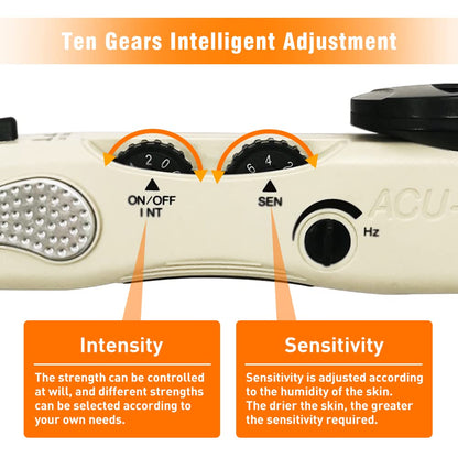 Electronic Acupuncture Pen – Pain Relief Therapy Meridian Pen with 3 Massage Heads | Rechargeable