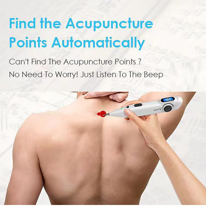 Electronic Acupuncture Pen - Rechargeable Acupressure Pen for Pain Relief