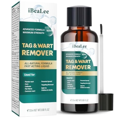 ELEFOCUS Wart Remover Liquid 12% Salicylic Acid – Fast Acting Wart Treatment 20ml