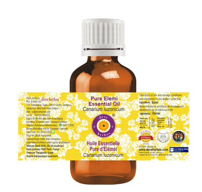 dève herbes Elemi Essential Oil (Canarium luzonicum) – Pure, Lightweight, Non-Greasy 15ml