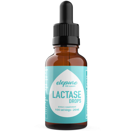 Elepure Pure Elements Lactase Drops - 100 Servings, 20 mL