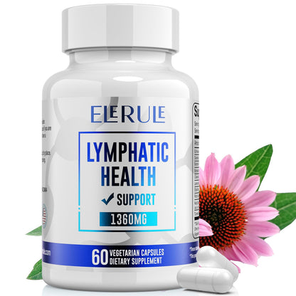 ELERULE Lymphatic Support – Lymph Drainage & Immune Support, 60 Capsules