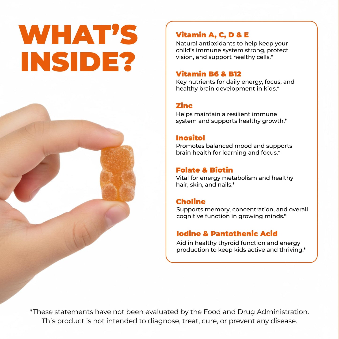 ELICORE Kids Multivitamin Gummies Strawberry – Immune & Growth Support | Non-GMO, Gluten-Free