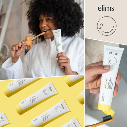 ELIMS Nano Hydroxyapatite Fluoride Free Toothpaste – Whitening, SLS Free (4oz) | Adults & Kids