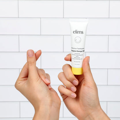 ELIMS Travel Size Nano Hydroxyapatite Toothpaste Fluoride Free 1oz – Whitening for Sensitive Teeth
