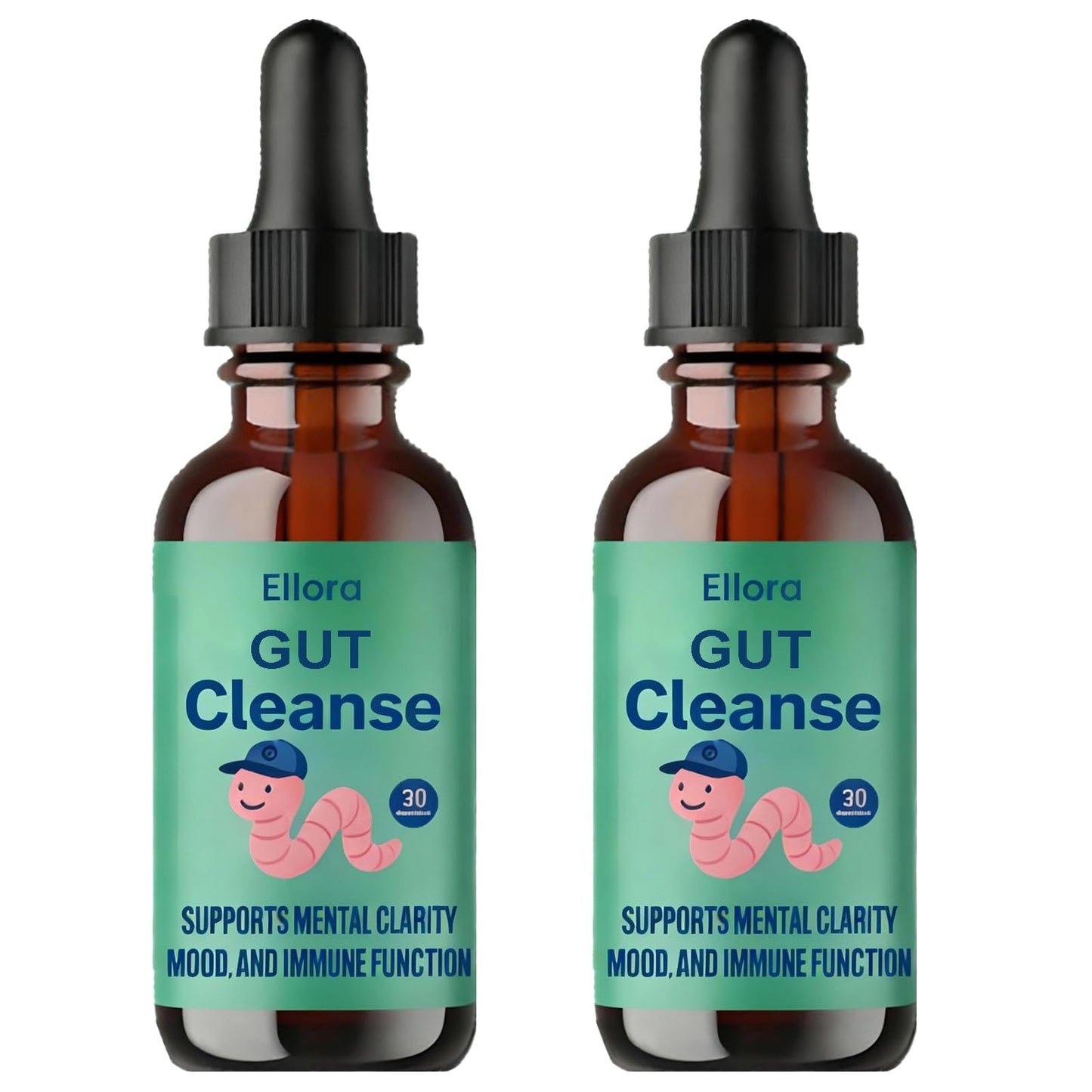 Ellora Gut Cleanse Drops - Gentle Gut & Colon Support | 30 Servings