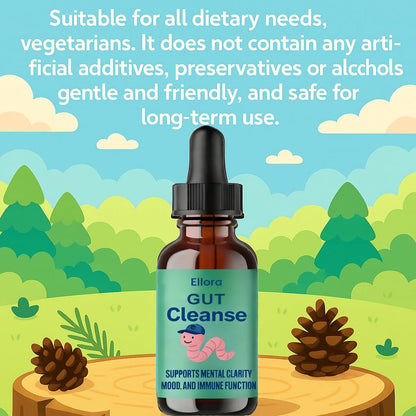 Ellora Gut Cleanse Drops - Gentle Gut & Colon Support | 30 Servings