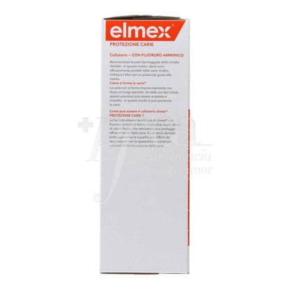 Elmex Anti-Cavity Mouthwash 400ml | Amine Fluoride Protection, Alcohol Free