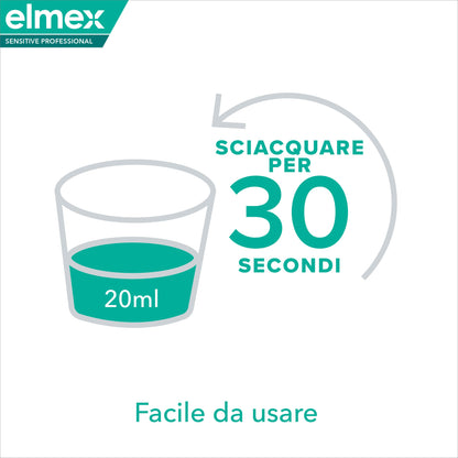 Elmex Sensitive Plus Mouthwash 400ml – Relief from Tooth Sensitivity & Enamel Protection