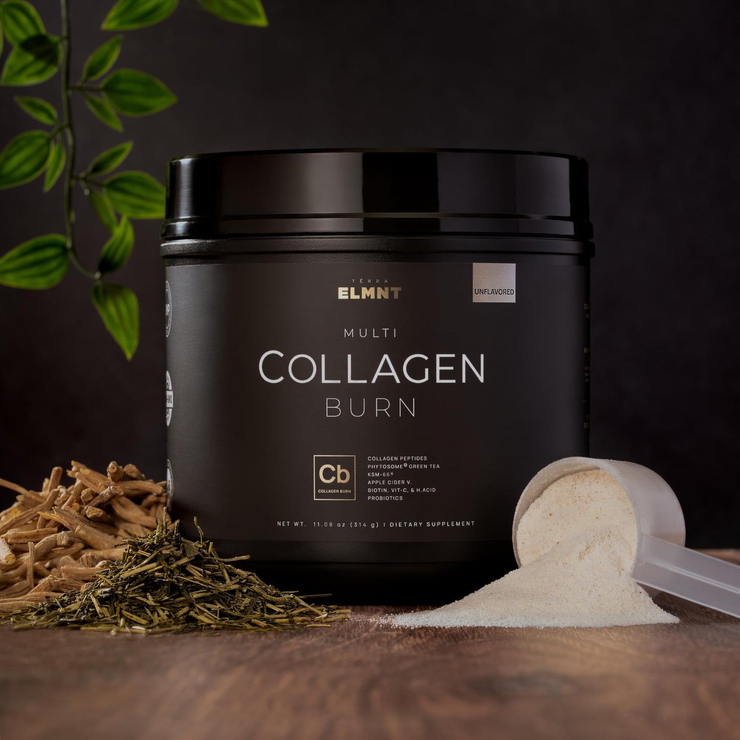 ELMNT Super Multi Collagen Burn for Women – Premium Collagen Peptides with Probiotics (Unflavored)