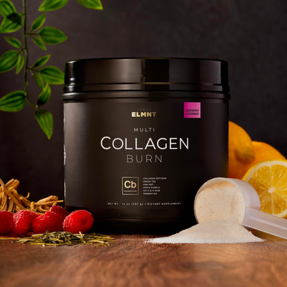 ELMNT Super Collagen Burn for Women – Multi Collagen Protein, Probiotics, Hyaluronic Acid