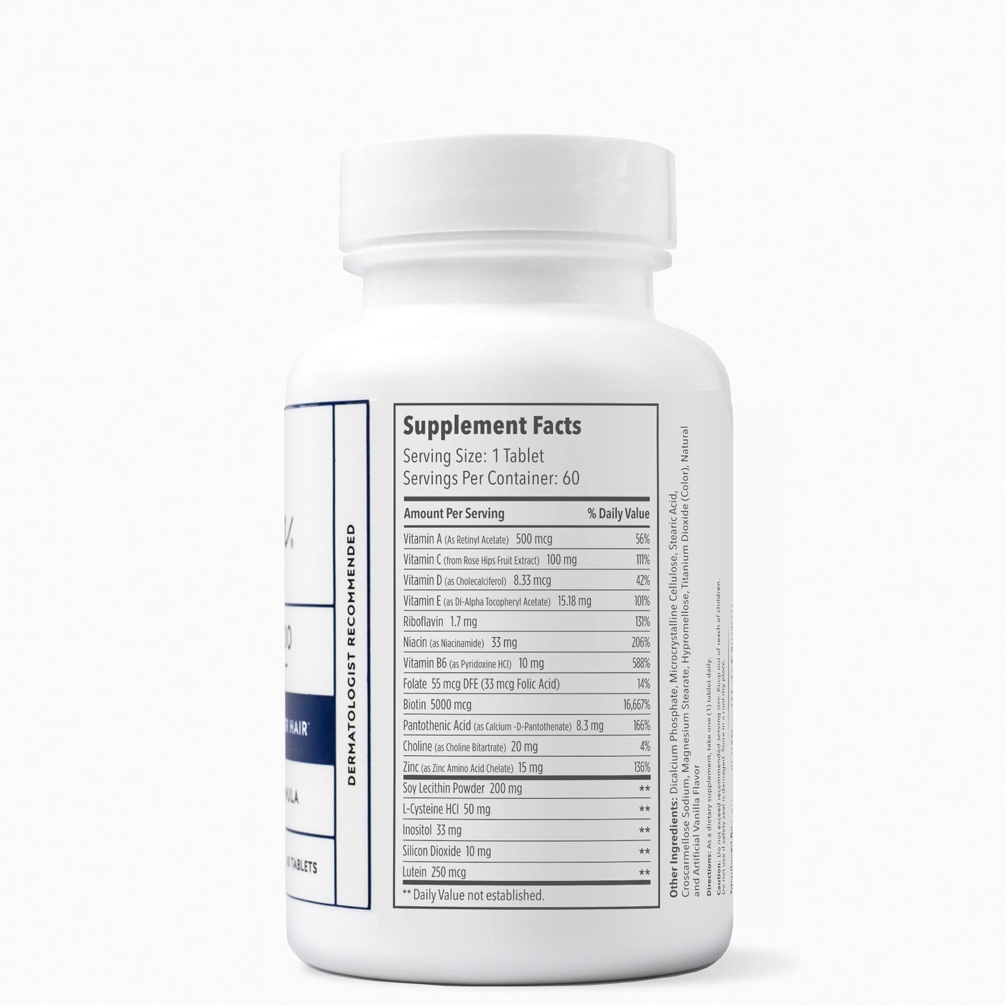 Elon Matrix 5000 Complete Multivitamin – Hair, Skin & Nails Growth Vitamins | Biotin 5000mcg | 60 Day Supply