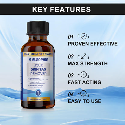 Elsophie Fast-Acting Skin Tag Removal Freeze Away – Maximum Strength Salicylic, All-in-One 30 ml