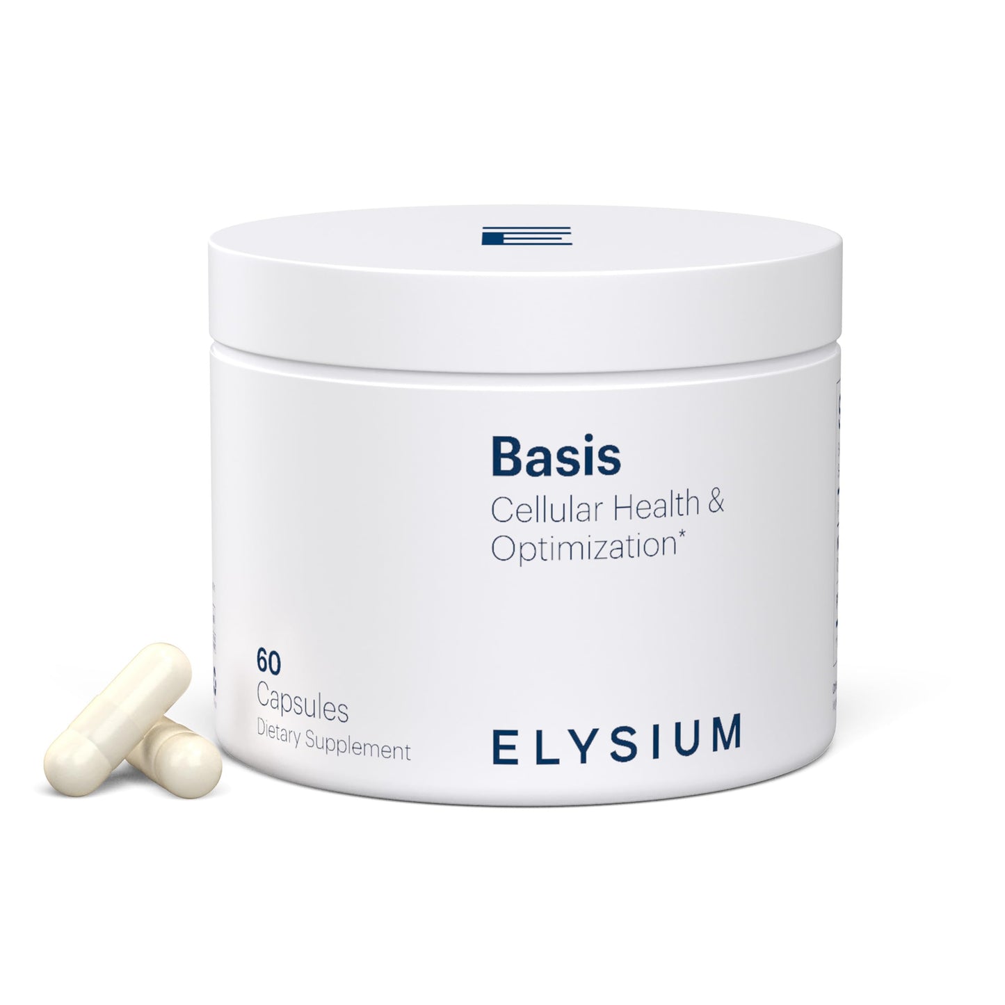 ELYSIUM Basis NAD+ Supplement — 30 Servings | NR 250mg + Pterostilbene 50mg