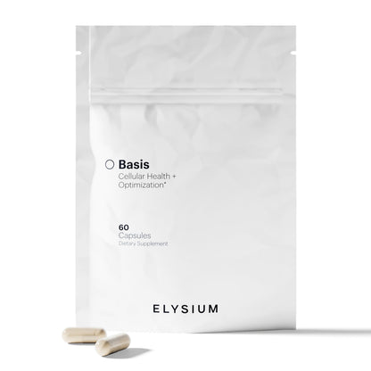 ELYSIUM Basis NAD+ Supplement — 30 Servings | NR 250mg + Pterostilbene 50mg
