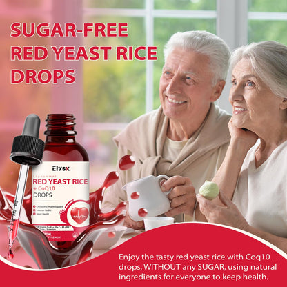 Elysx Liposomal Red Yeast Rice Drops with CoQ10 | Cholesterol Support, Immune & Heart Health