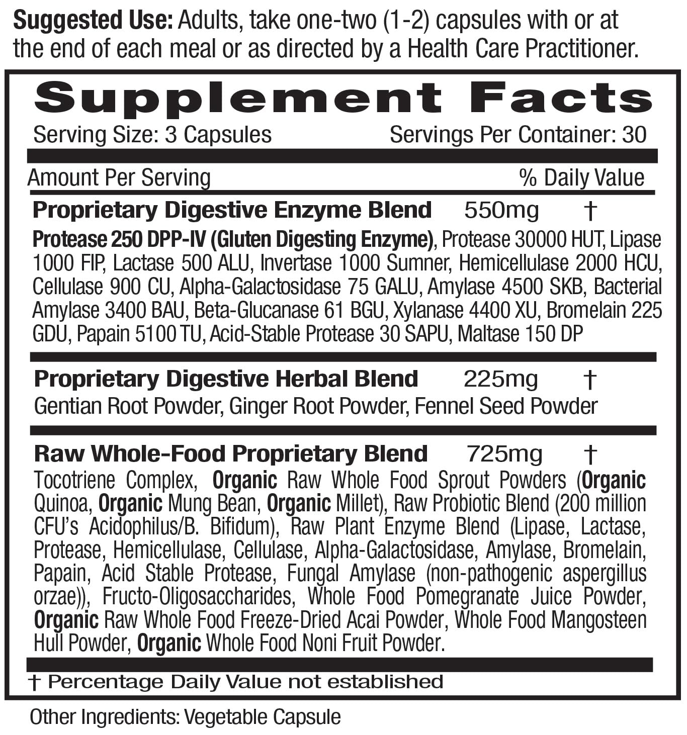 EMERALD LABS Digestive Health - Digestive Aid with Probiotics & Digestive Enzymes - Supports Gut Health & Constipation - Vegetarian, Gluten-Free - 90 Vegetable Capsules (30-Day Supply)