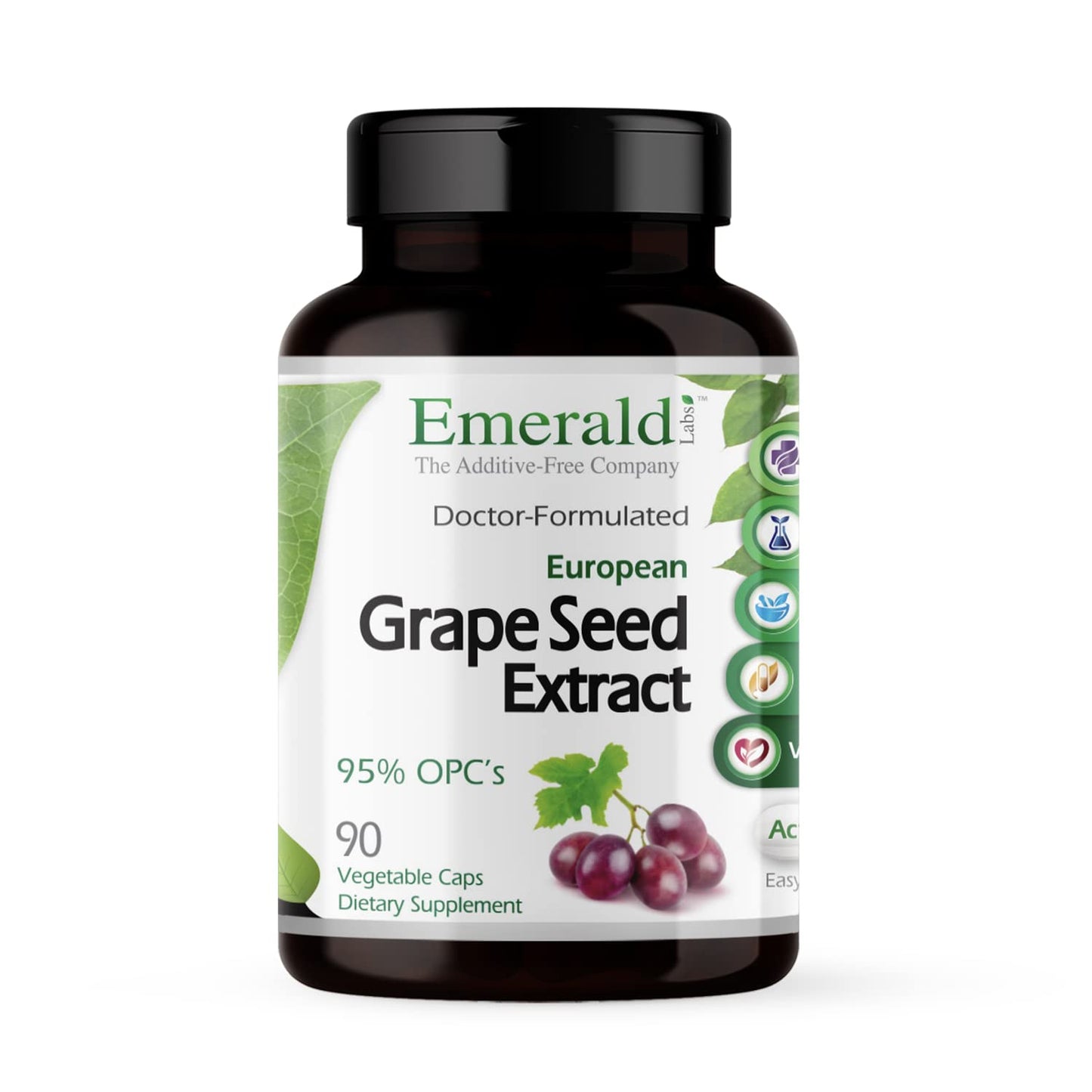 Emerald Labs European Grape Seed Extract – Immune Support & Antioxidant (90 Veg Capsules)
