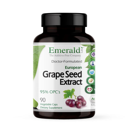 Emerald Labs European Grape Seed Extract – Immune Support & Antioxidant (90 Veg Capsules)
