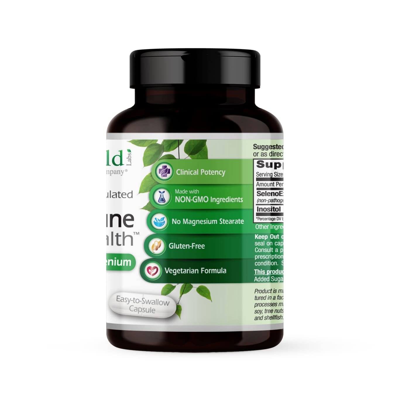 Emerald Labs HashiMune Health - Vegan Thyroid & Immune Support (60 Veggie Capsules, 30-Day Supply)