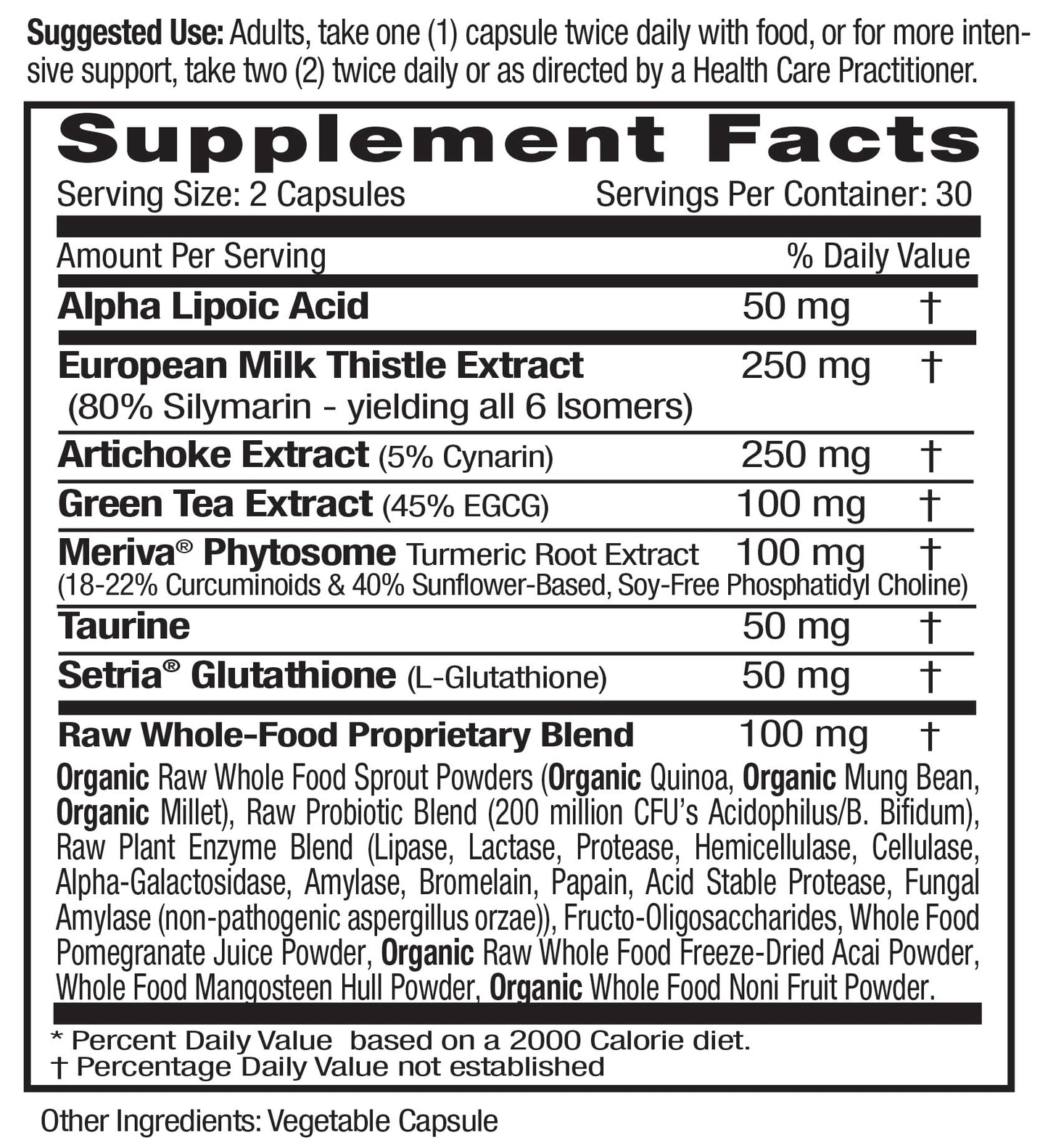 EMERALD LABS Liver Health – Liver Support with European Milk Thistle (60 Veg Capsules)