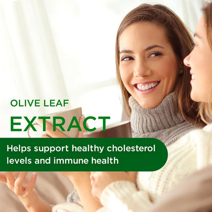 Emerald Labs Mediterranean Olive Leaf 500mg - Gluten-Free Vegan Olive Leaf Extract | 60 Veg Capsules