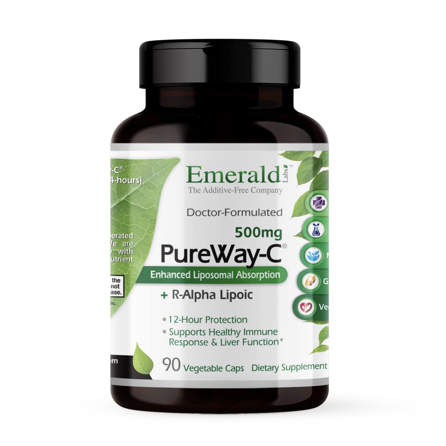 EMERALD LABS PureWay-C Liver & Immune Support with R-Alpha Lipoic Acid - 90 Veg Capsules